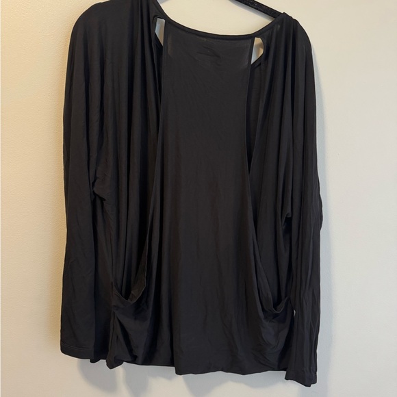 Rag & Bone Black Long Sleeve Cut Out Back Size 2 (XS) - Picture 3 of 5